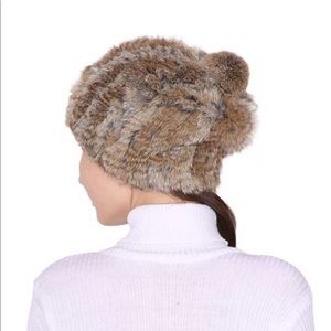 Rabbit fur hat/toque